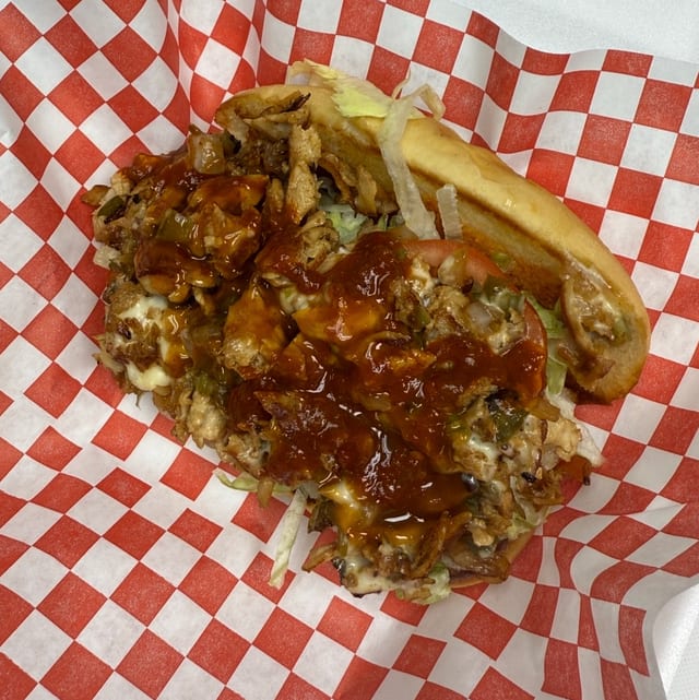 Chicken Buffalo Philly Cheesesteak.
