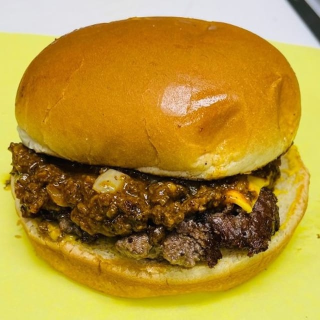 Chili Cheese Burger.