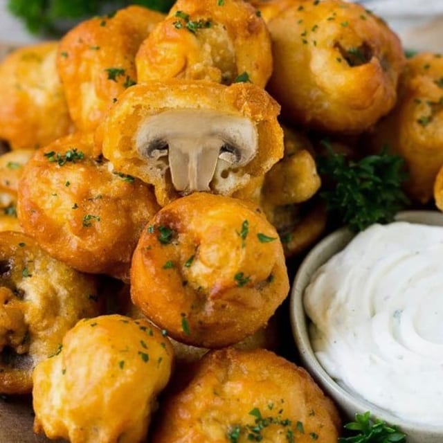 Fried Mushrooms.