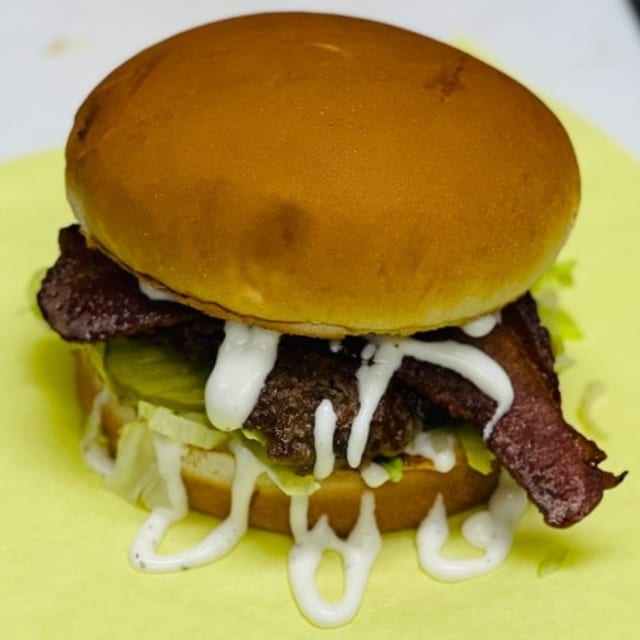 Bacon Ranch Burger.